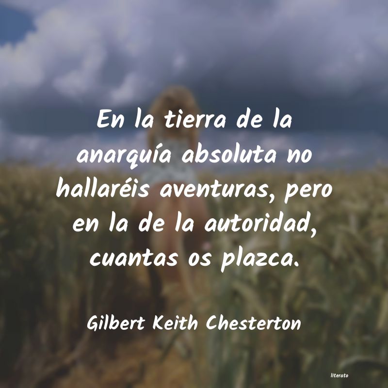 Frases de Gilbert Keith Chesterton