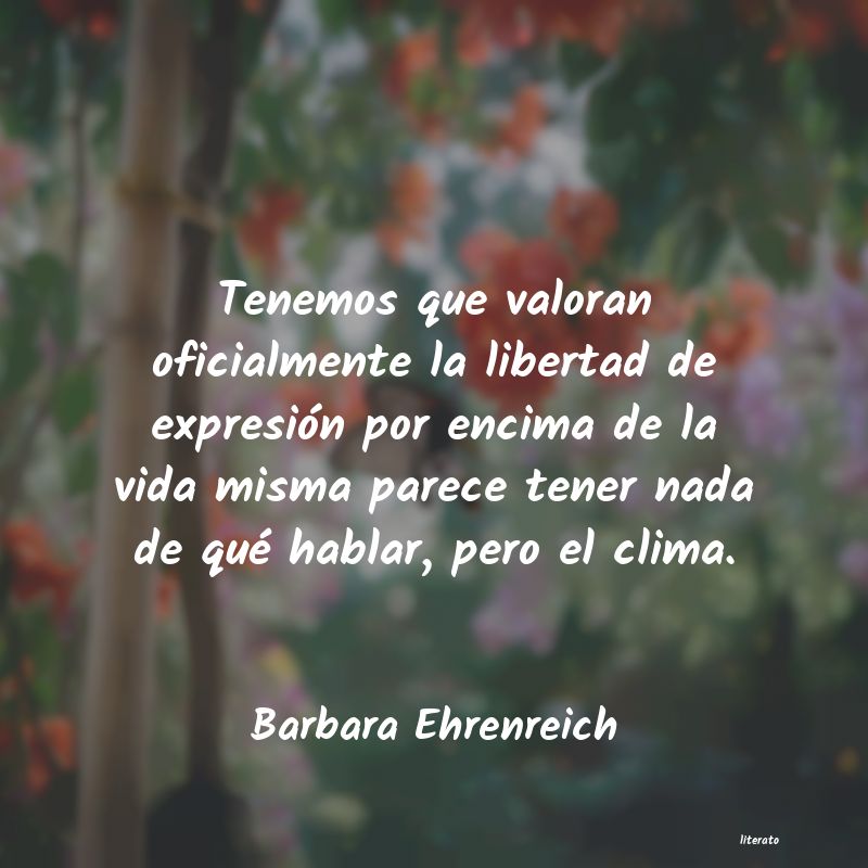 Frases de Barbara Ehrenreich