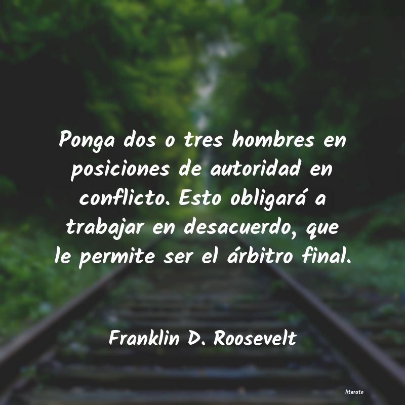 Frases de Franklin D. Roosevelt