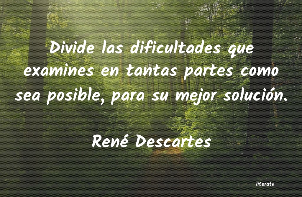 frases de RenÃ© Descartes