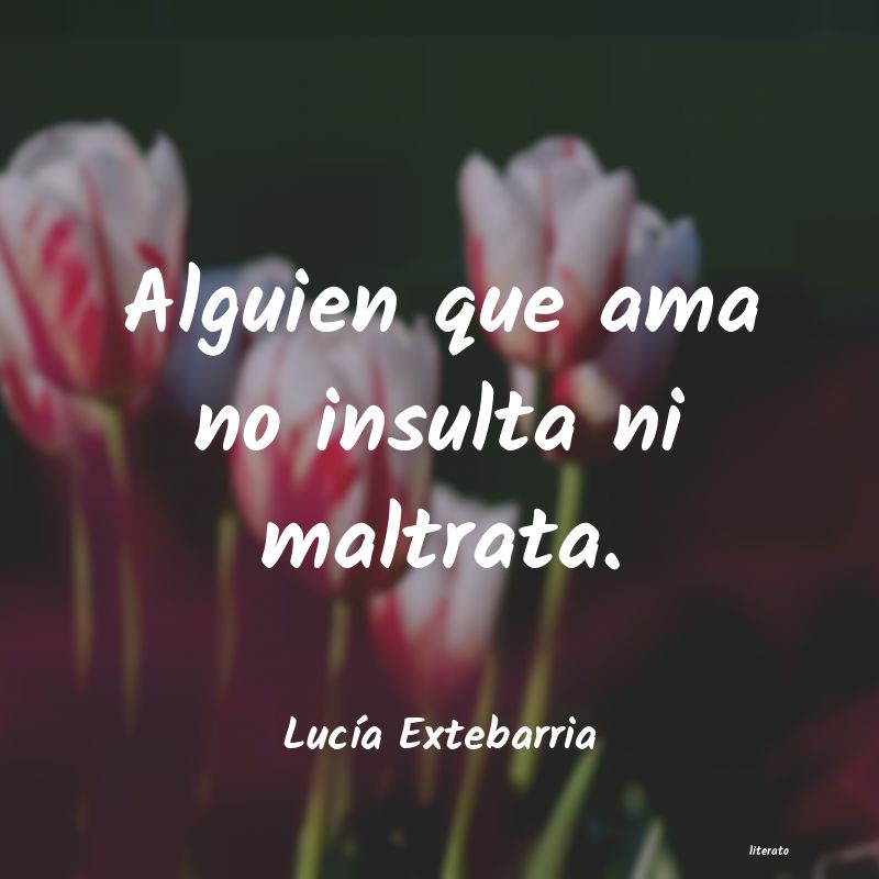 frases de LucÃa Extebarria