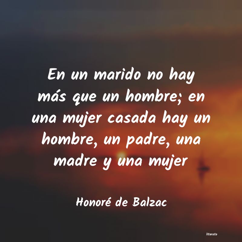 Frases de Honoré de Balzac