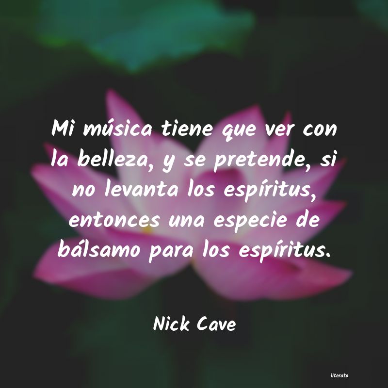 Frases de Nick Cave