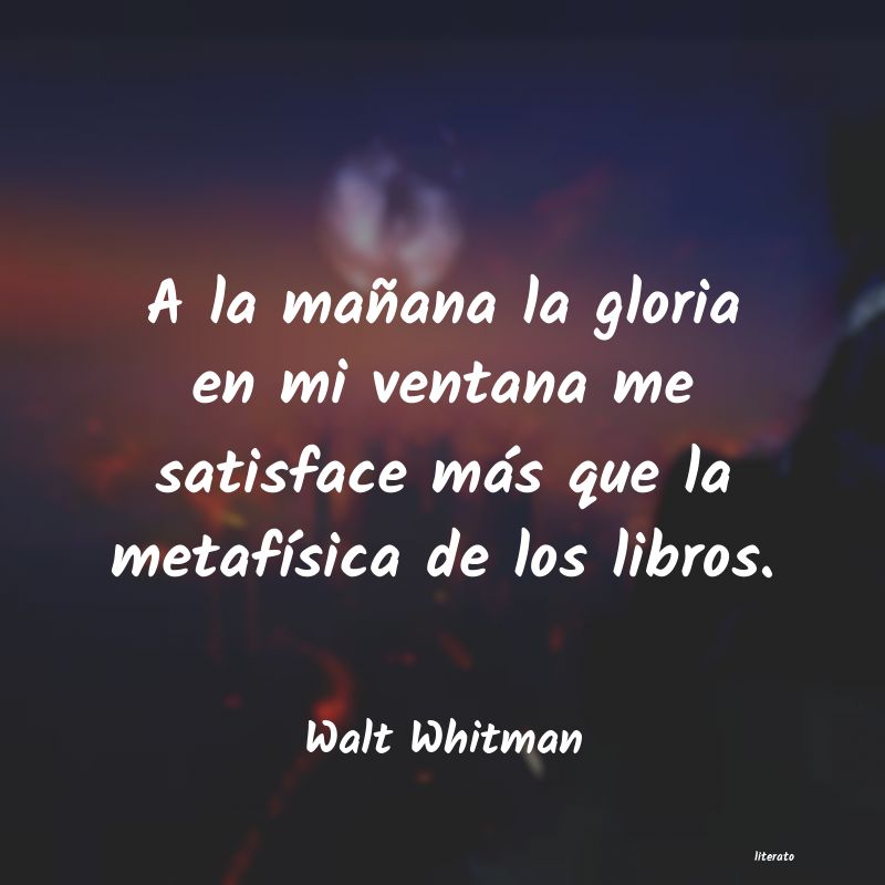 frases de Walt Whitman