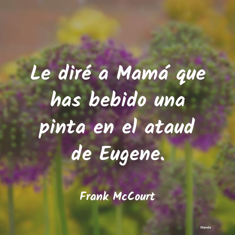 frases de Frank McCourt
