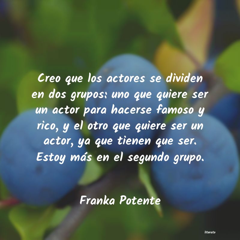 Frases de Franka Potente