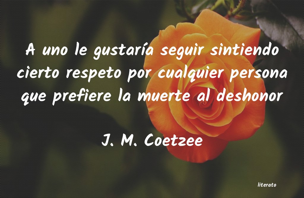 Frases de J. M. Coetzee
