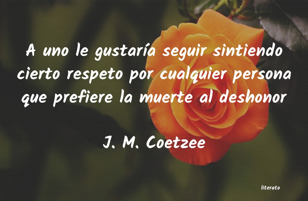frases de J. M. Coetzee