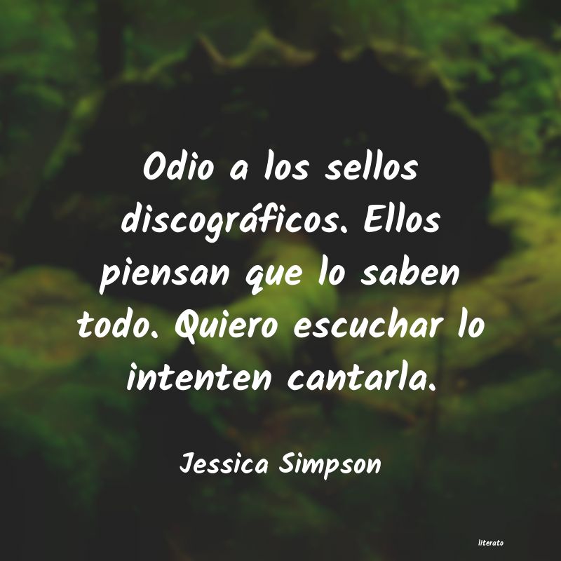 frases de Jessica Simpson