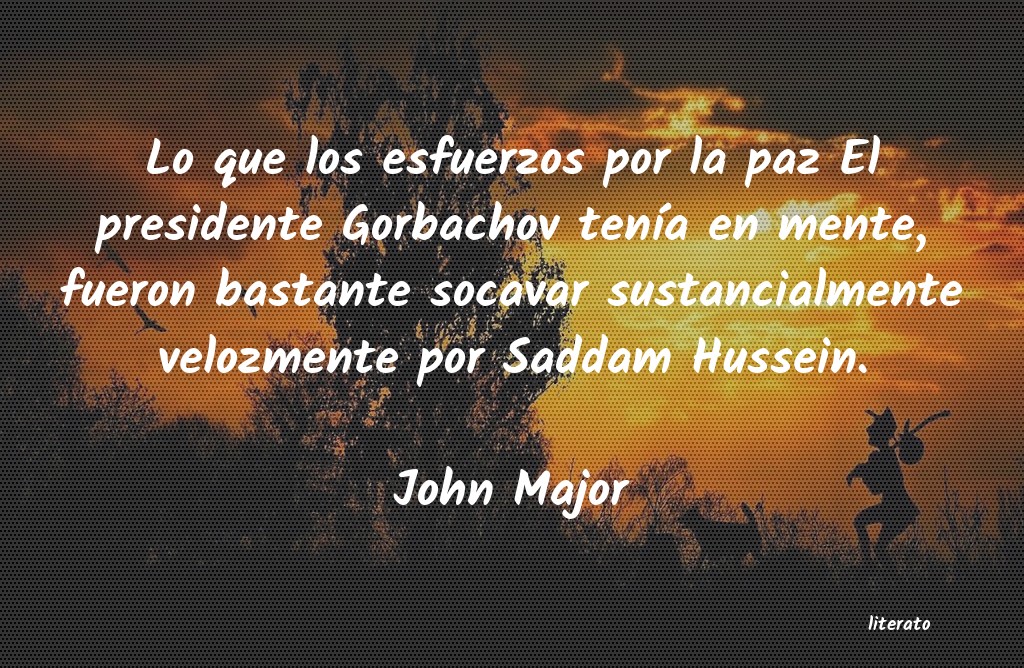 frases de John Major