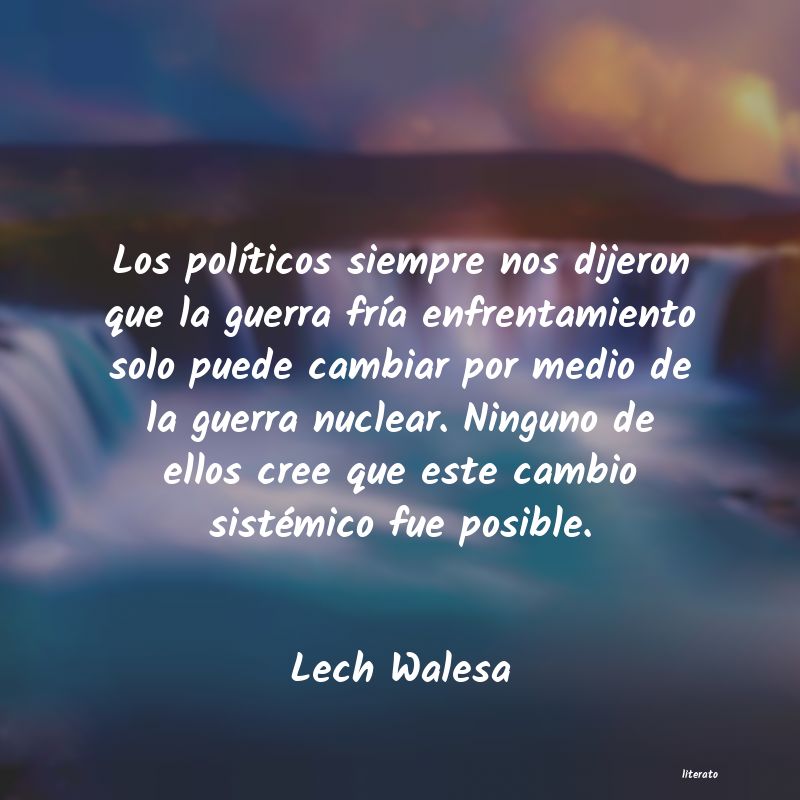frases de Lech Walesa