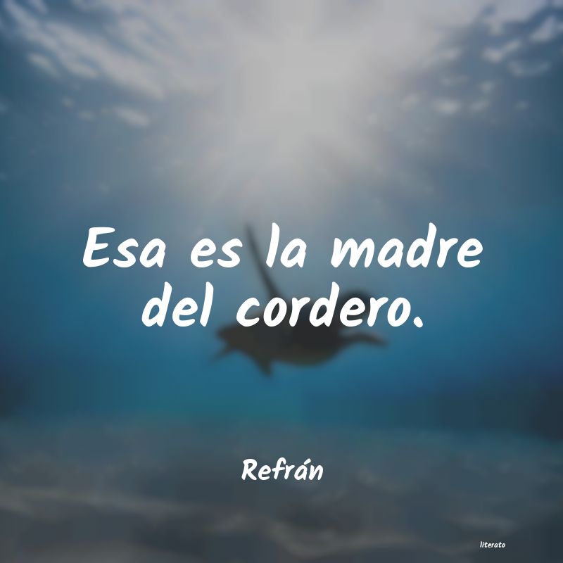 Frases de Refrán