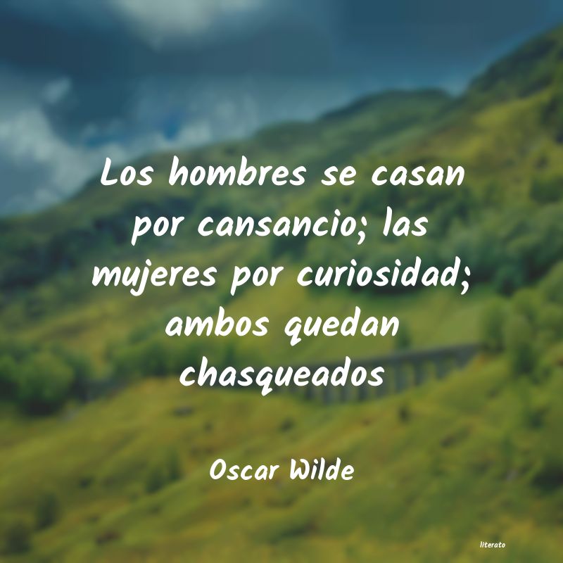 Frases de Oscar Wilde