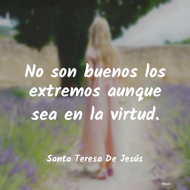 frases de Santa Teresa De Jesús