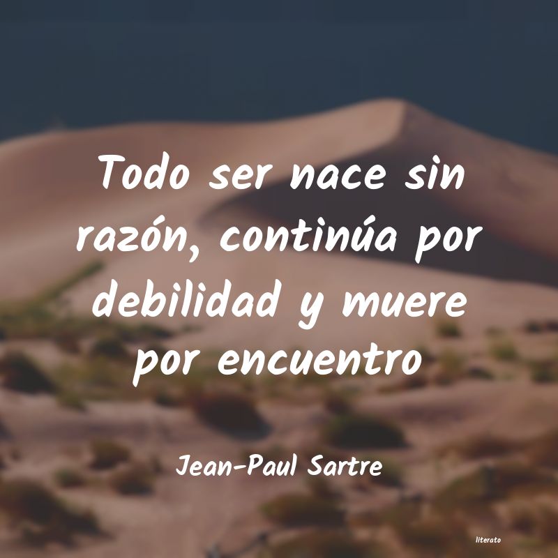 frases de Jean-Paul Sartre