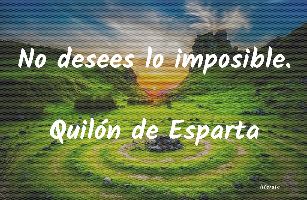 frases de Quilón de Esparta