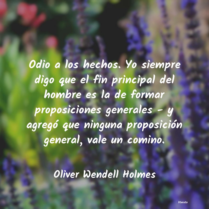 frases de Oliver Wendell Holmes