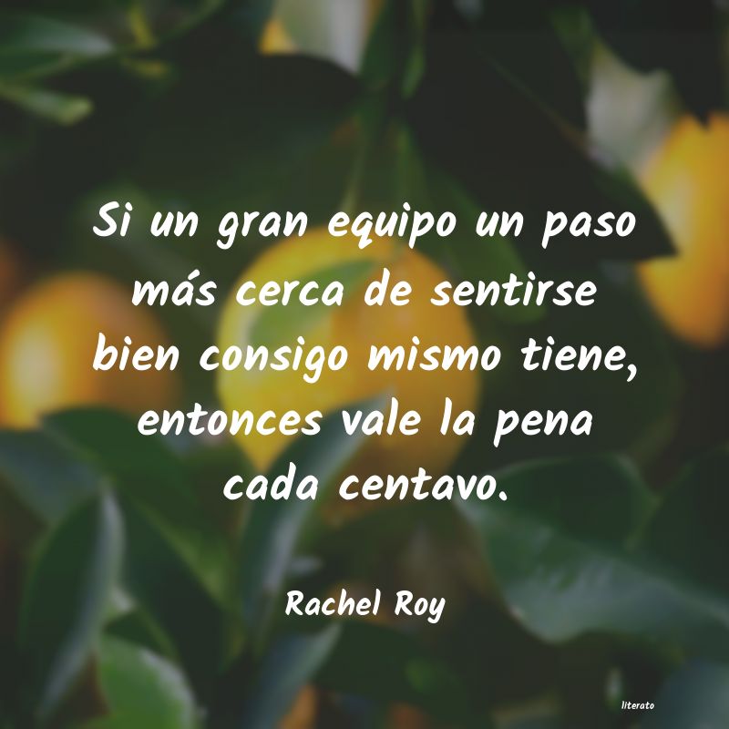Frases de Rachel Roy