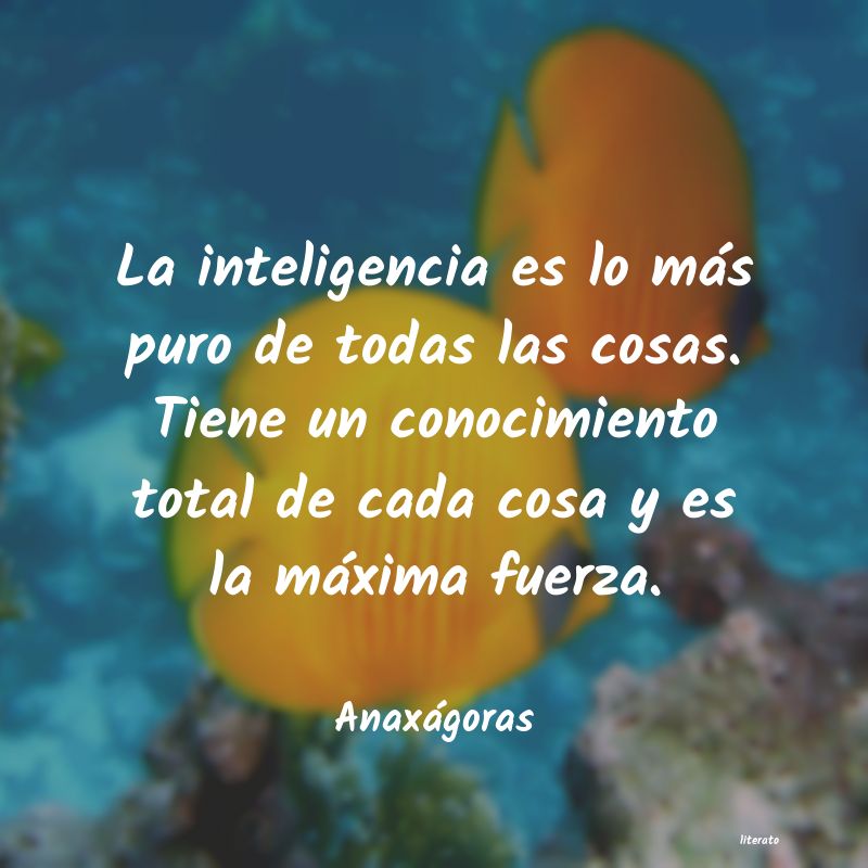 frases de Anaxágoras