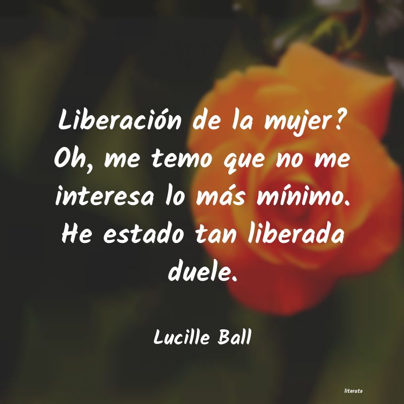 frases de Lucille Ball