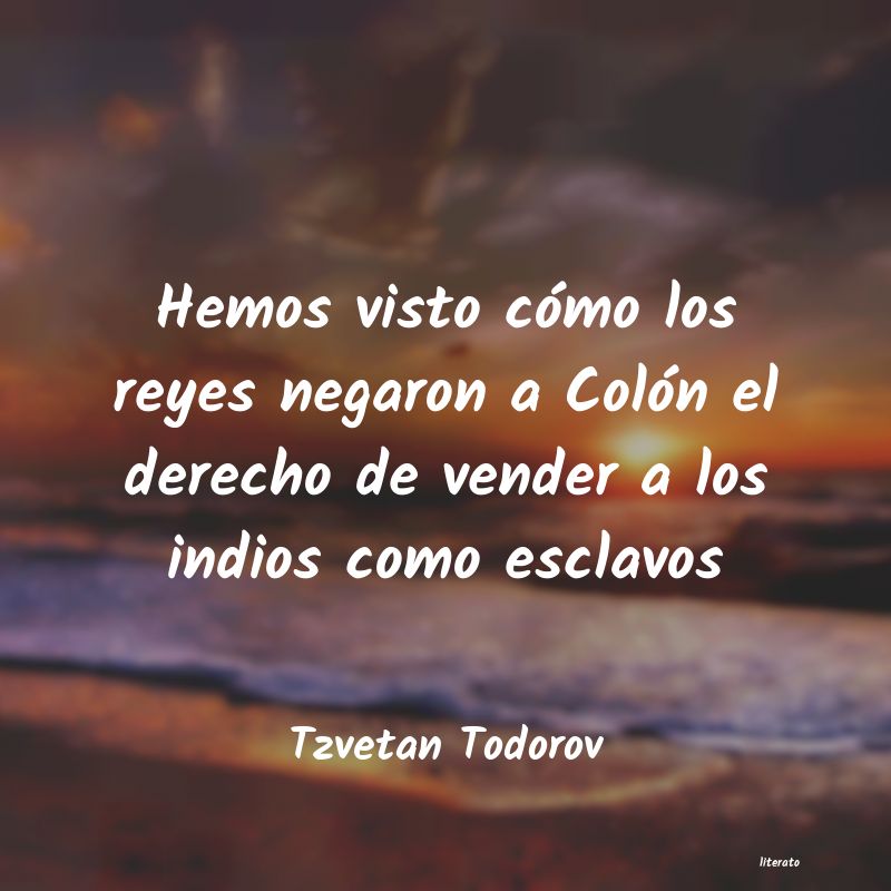 frases de Tzvetan Todorov