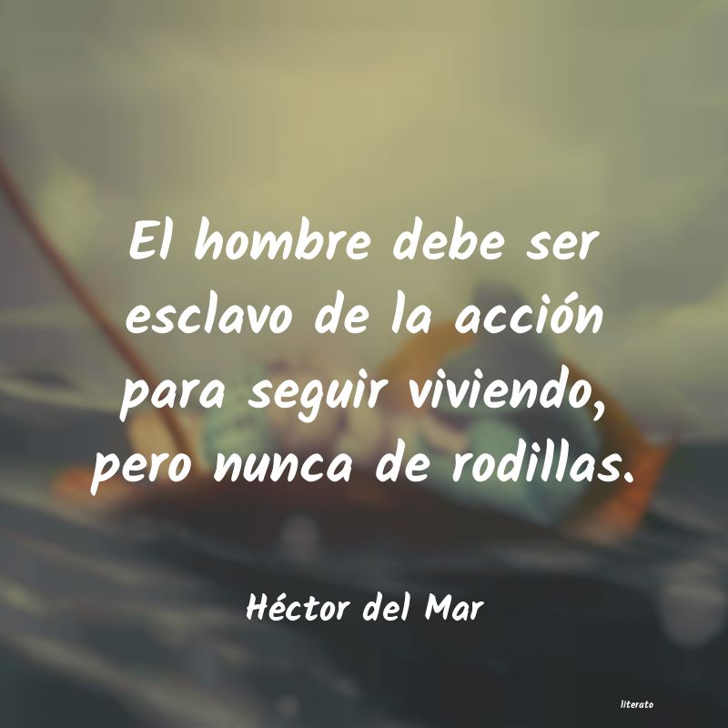 Frases de Héctor del Mar