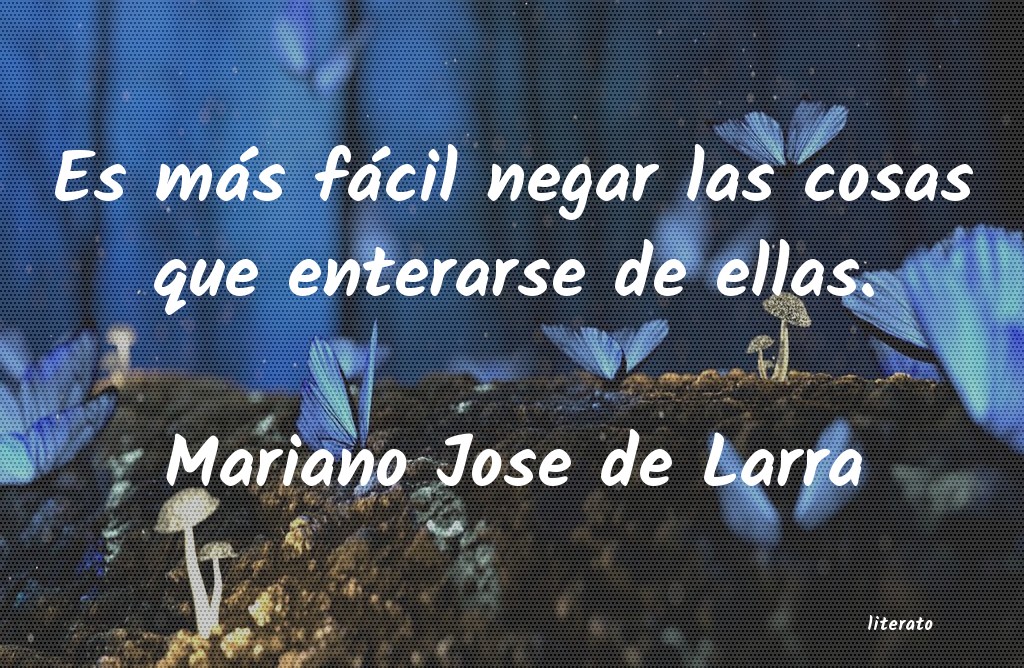 frases de Mariano Jose de Larra
