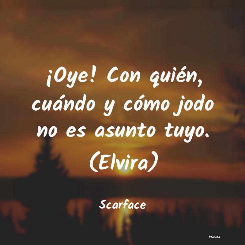 frases de Scarface