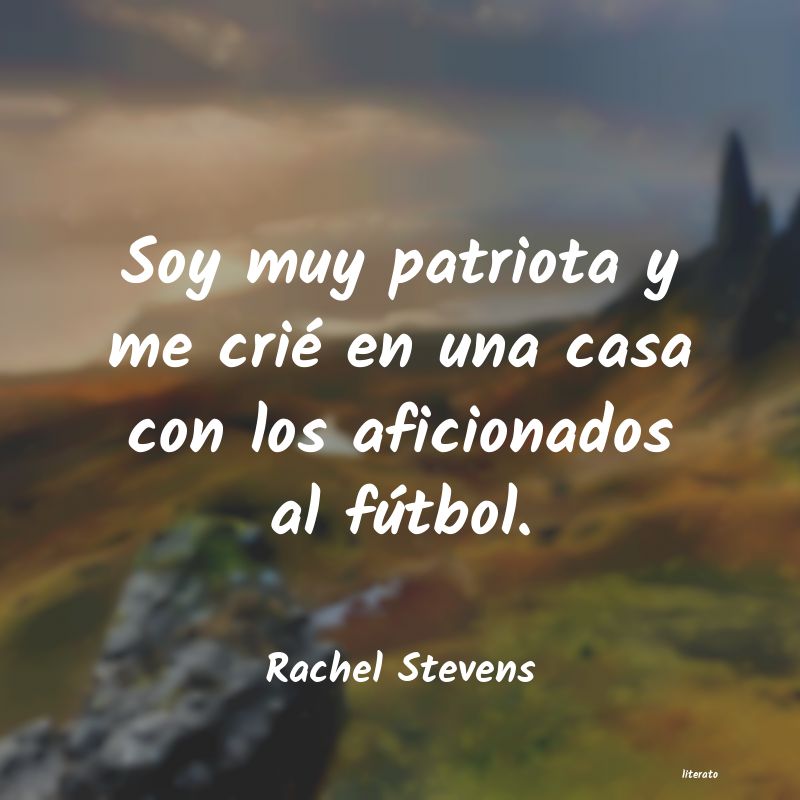 frases de Rachel Stevens
