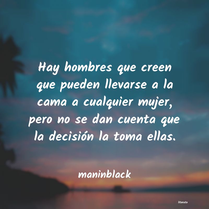 Frases de maninblack