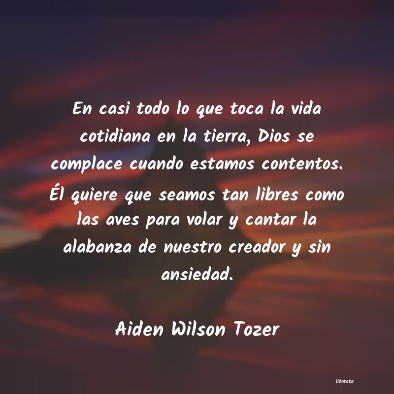 frases de Aiden Wilson Tozer