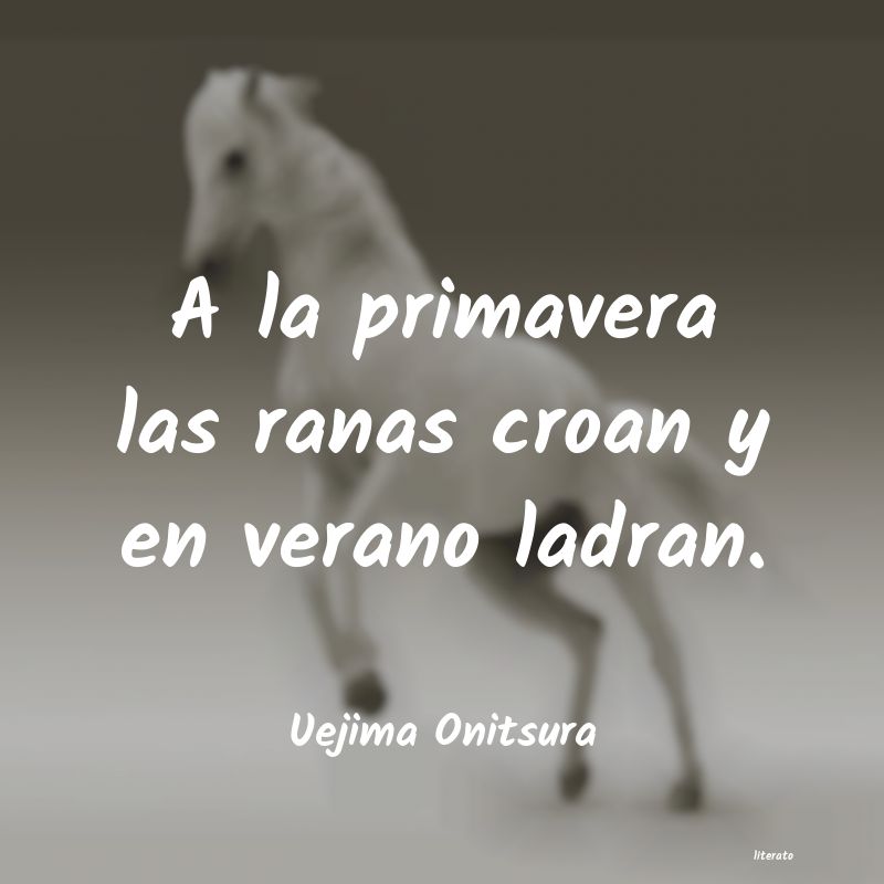 Frases de Uejima Onitsura