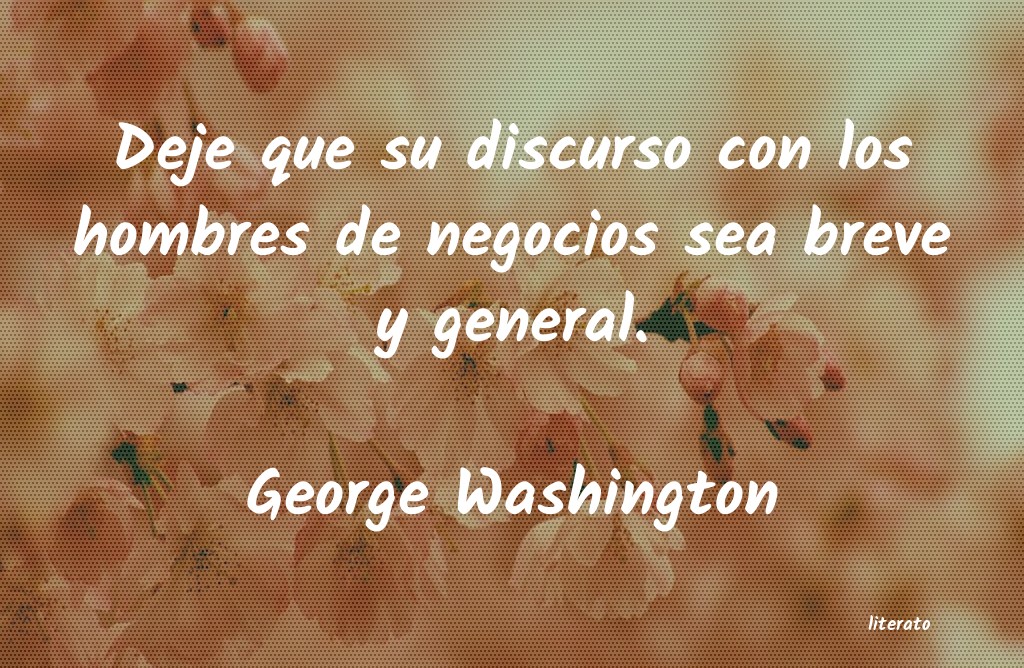 frases de George Washington