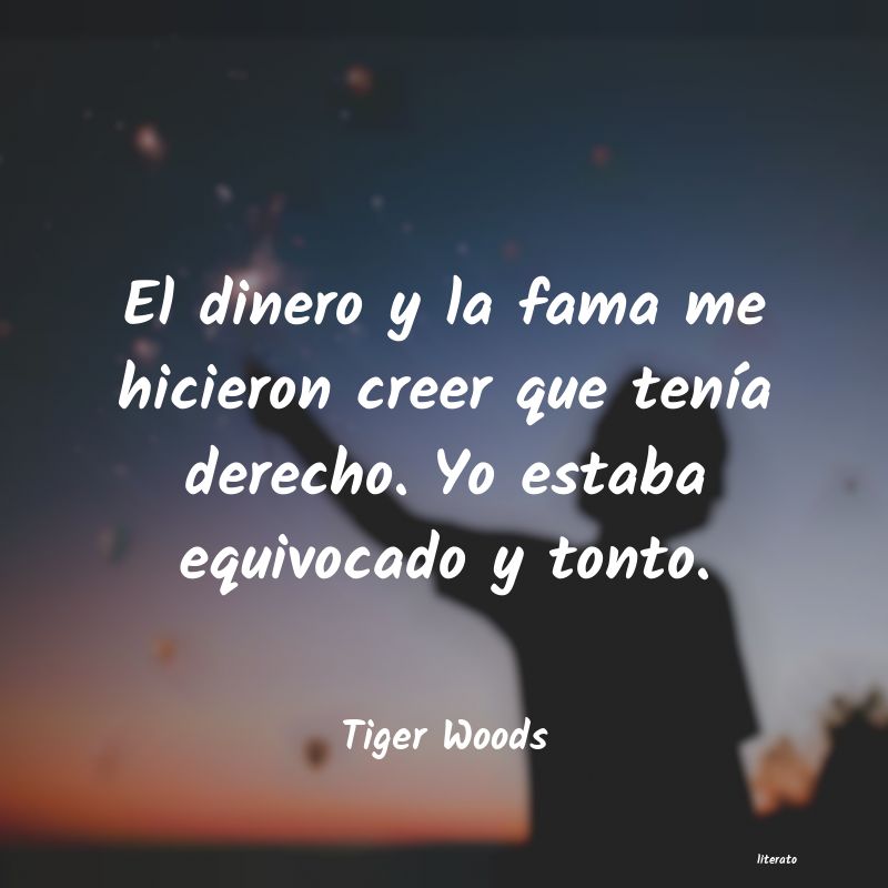 Frases de Tiger Woods