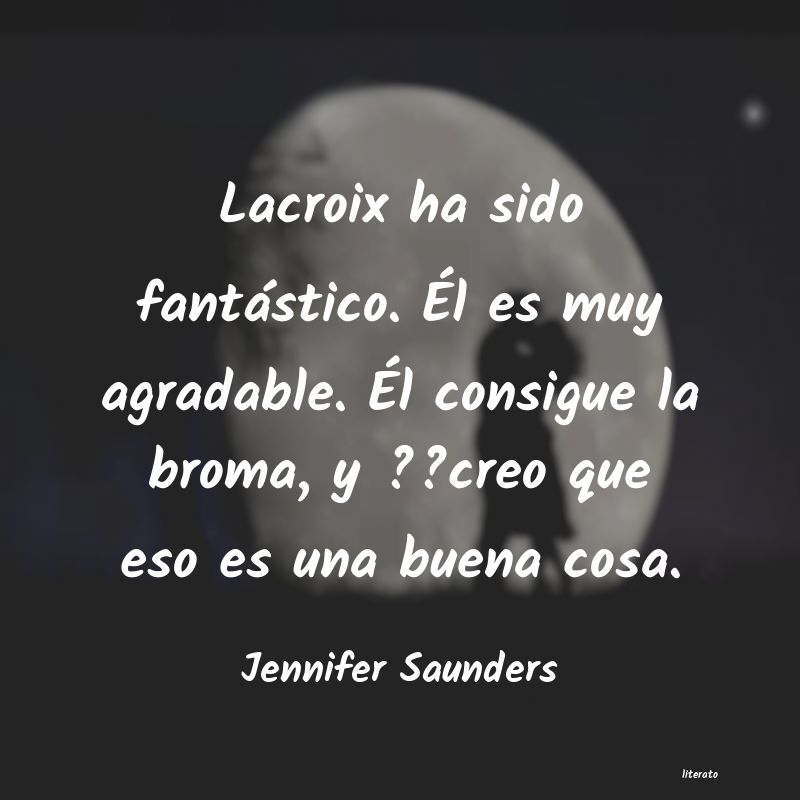 Frases de Jennifer Saunders