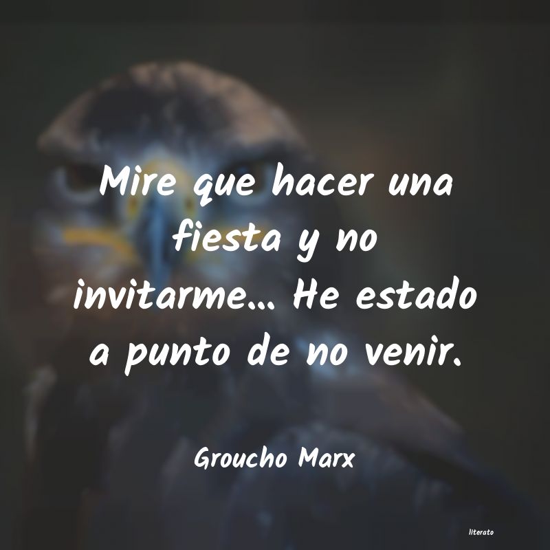 frases de Groucho Marx
