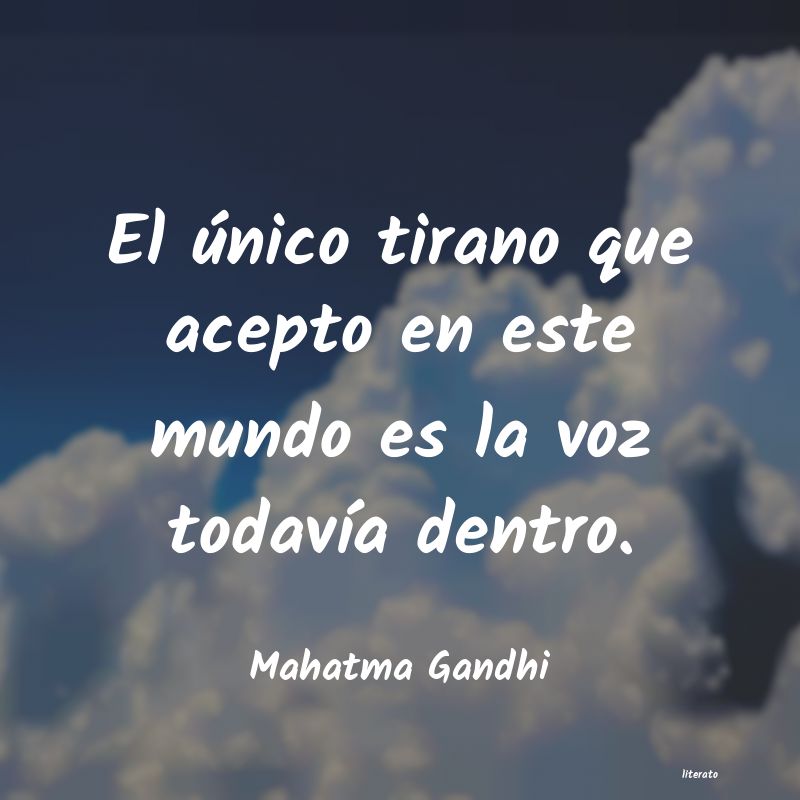 Frases de Mahatma Gandhi