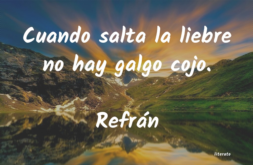 Frases de Refrán