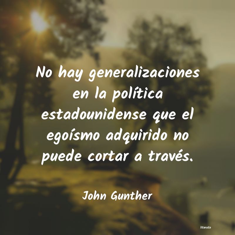 frases de John Gunther