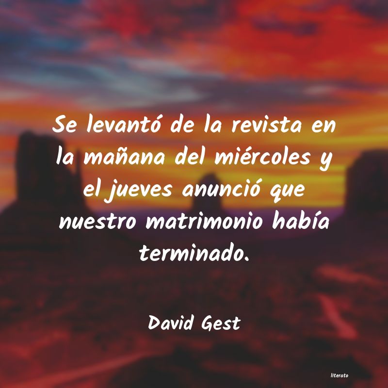 Frases de David Gest