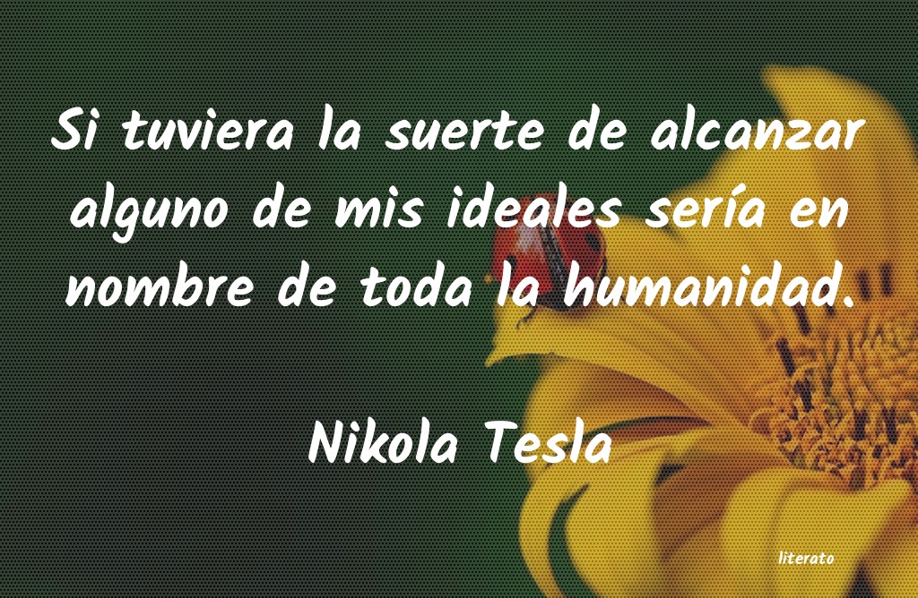 Frases de Nikola Tesla