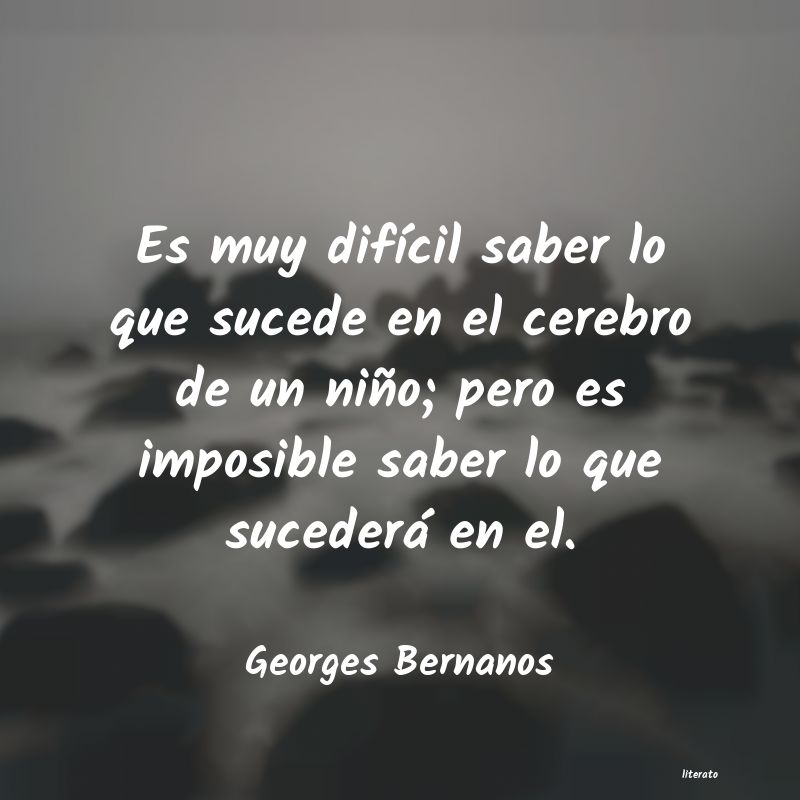 frases de Georges Bernanos