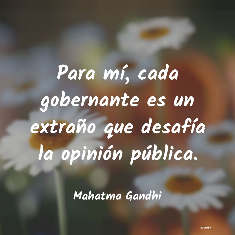 Frases de Mahatma Gandhi