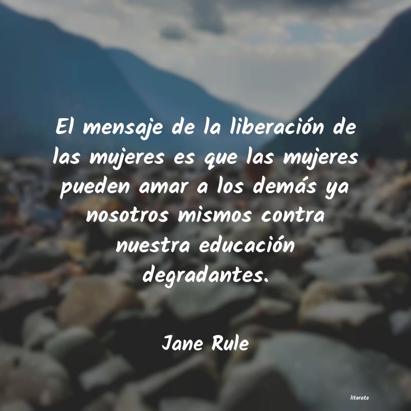 Frases de Jane Rule