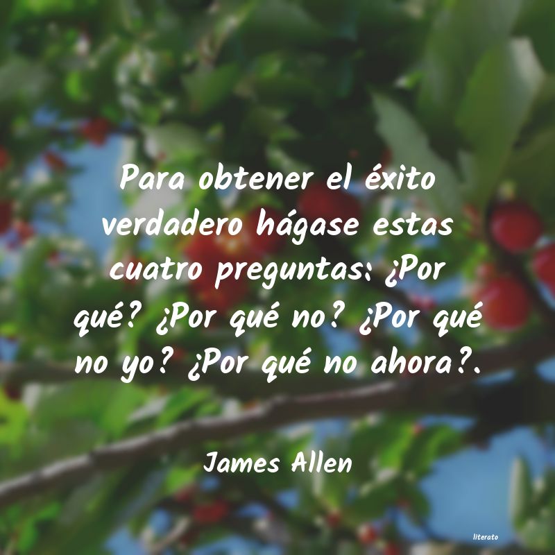 Frases de James Allen
