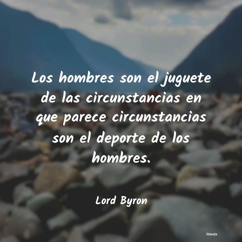 frases de Lord Byron