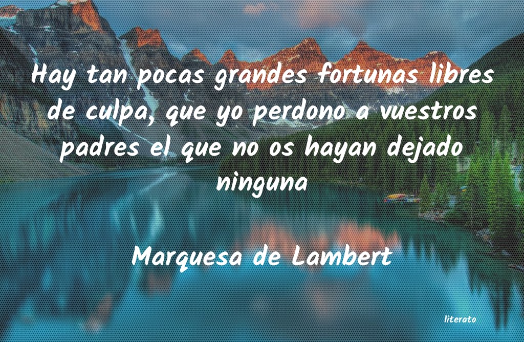 frases de Marquesa de Lambert