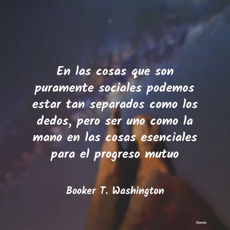 Frases de Booker T. Washington