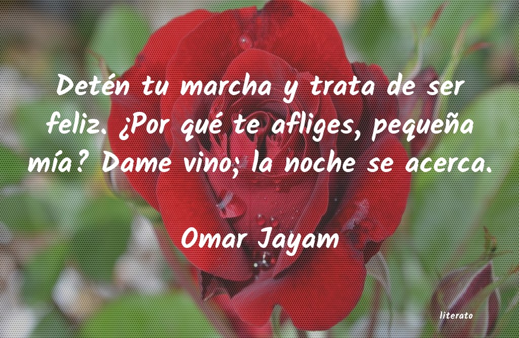 Frases de Omar Jayam