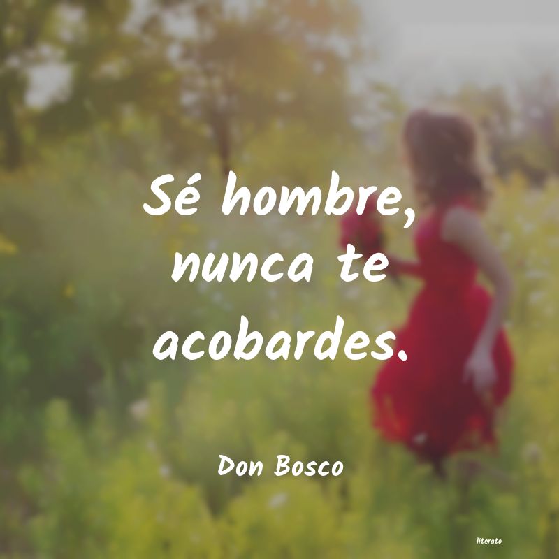 Frases de Don Bosco